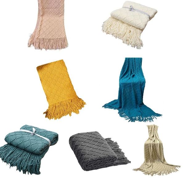 blankets nordic acrylic knitted sofa throw blanket with tassels rhombus textured shawl warm cozy lightweight fluffy woven decorative
blankets nordic acrylic knitted sofa throw blanket with tassels rhombus textured shawl warm cozy lightweight fluffy woven decorative