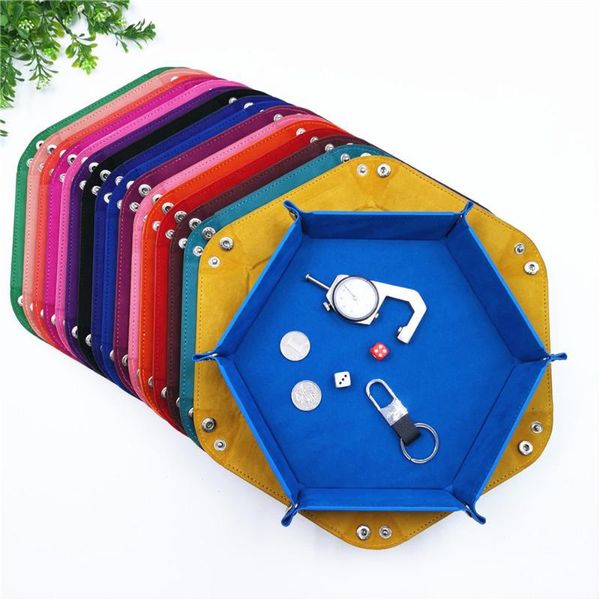 kitchen storage & organization hexagon pu leather foldable trays velvet cloth tray for dice table games keys deskbox home decor 10 color
kitchen storage & organization hexagon pu leather foldable trays velvet cloth tray for dice table games keys deskbox home decor 10 color