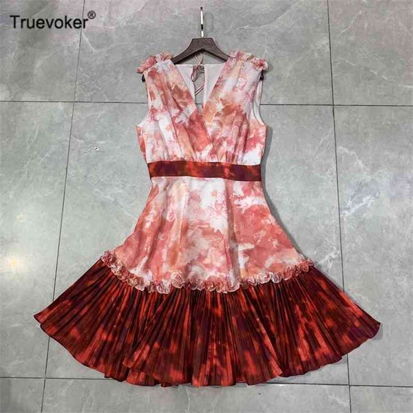 truevoker european designer festa vestido lady sleeveless v-neck gradient red print pleated mini party dress 210602, Black;gray
truevoker european designer festa vestido lady sleeveless v-neck gradient red print pleated mini party dress 210602, Black;gray