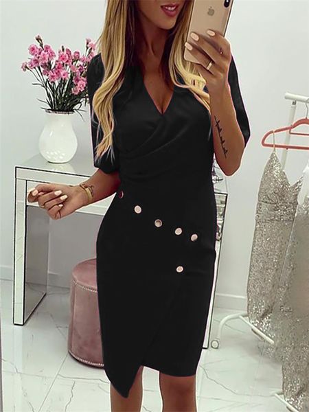 2021 new summer v neck evening party es fashion short sleeve irregular bodycon casual sequined womens vestidos pg3n s41z, Black;gray 
2021 new summer v neck evening party es fashion short sleeve irregular bodycon casual sequined womens vestidos pg3n s41z, Black;gray