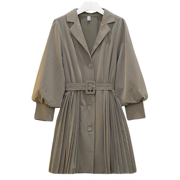 casual dresses vsue women black gray notch collar solid single-breasted sash long sleeve pleated mini a-line dress spring d2463
casual dresses vsue women black gray notch collar solid single-breasted sash long sleeve pleated mini a-line dress spring d2463