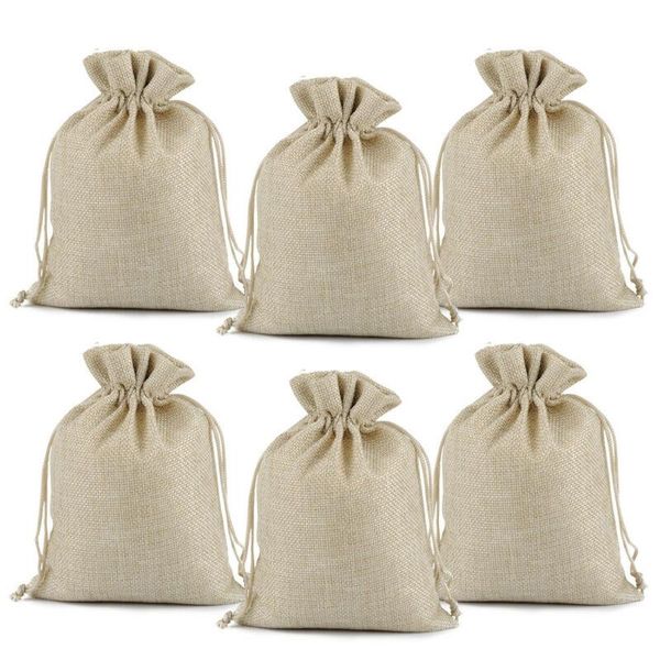 gift wrap 25pcs wedding hessian burlap linen favour bags jewelry drawstring pouch multi-functional environmental protection sack
gift wrap 25pcs wedding hessian burlap linen favour bags jewelry drawstring pouch multi-functional environmental protection sack