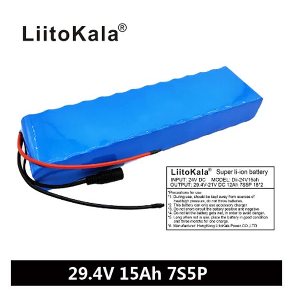 liitokala 7s5p 29.4v 15ah li ion battery pack electric bicycle motor ebike scooter 24v 18650 lithium rechargeable batteries 15a
liitokala 7s5p 29.4v 15ah li ion battery pack electric bicycle motor ebike scooter 24v 18650 lithium rechargeable batteries 15a