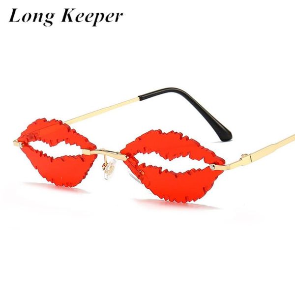 longkeeper rimless lips sunglasses women 2021 fashion brand design unique punk sun glasses ladies party eyewear shades, White;black
longkeeper rimless lips sunglasses women 2021 fashion brand design unique punk sun glasses ladies party eyewear shades, White;black
