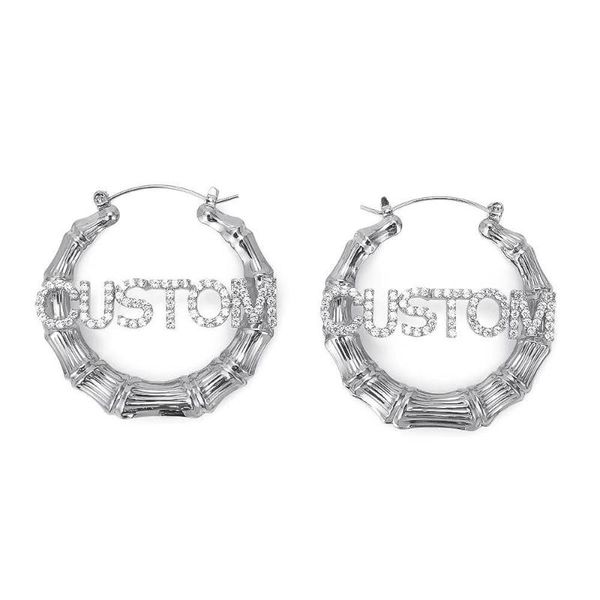 hoop & huggie style 6.5mm personality name earring custom zircon bamboo letter earrings for women's party anniversary trendy ear rings, Golden;silver
hoop & huggie style 6.5mm personality name earring custom zircon bamboo letter earrings for women's party anniversary trendy ear rings, Golden;silver