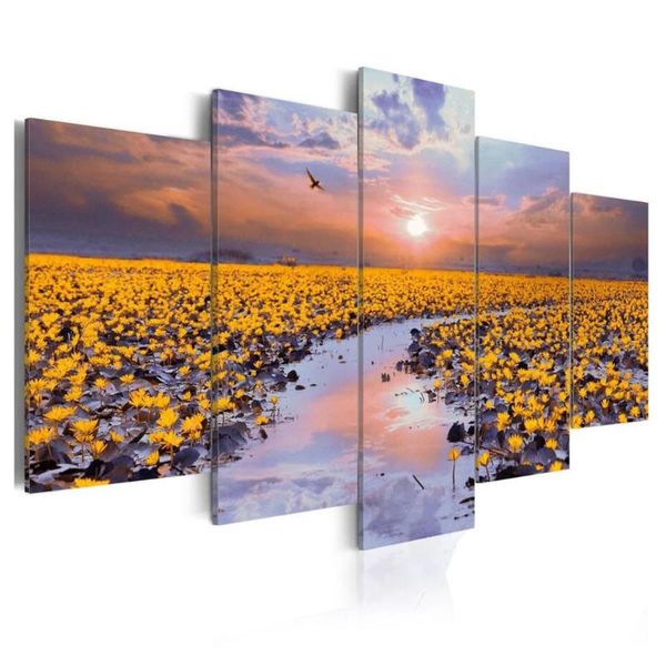 paintings 5 panels canvas painting landscape flower unframed art lotus oil posters hanging home wall decor
paintings 5 panels canvas painting landscape flower unframed art lotus oil posters hanging home wall decor