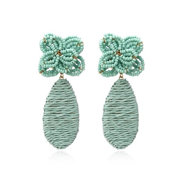 stud style hand-woven flower rice beads fashion simple temperament earrings, Golden;silver
stud style hand-woven flower rice beads fashion simple temperament earrings, Golden;silver