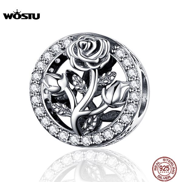 wostu spring flower rose beads 925 sterling silver clear cz charm fit original bracelet pendant diy silver 925 jewelry cqc1189 q0531, Black
wostu spring flower rose beads 925 sterling silver clear cz charm fit original bracelet pendant diy silver 925 jewelry cqc1189 q0531, Black