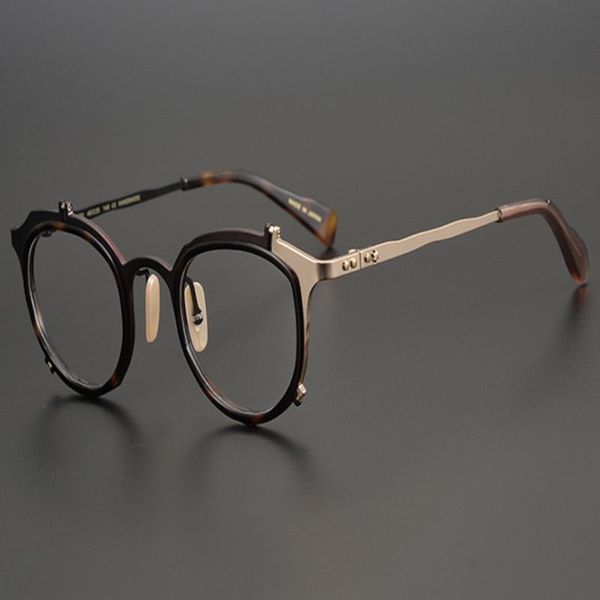 fashion sunglasses frames handmade pure titanium eyeglasses women retro full rim optical eyewear clear lens prescription myopia, Black
fashion sunglasses frames handmade pure titanium eyeglasses women retro full rim optical eyewear clear lens prescription myopia, Black