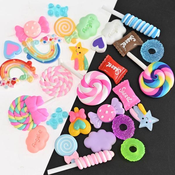 nail art decorations 30pcs/bag random mixed candy cream resin cute lollipop kawaii jewelry colorful 3d supplies accessories pg-04, Silver;gold
nail art decorations 30pcs/bag random mixed candy cream resin cute lollipop kawaii jewelry colorful 3d supplies accessories pg-04, Silver;gold