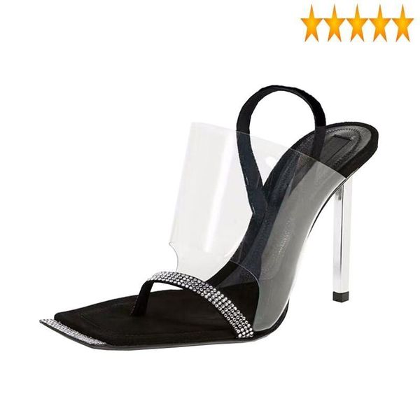 stiletto diamonds transparent black sandals square head open toe flip flops shoes office ladies elegant high heels sandal
stiletto diamonds transparent black sandals square head open toe flip flops shoes office ladies elegant high heels sandal