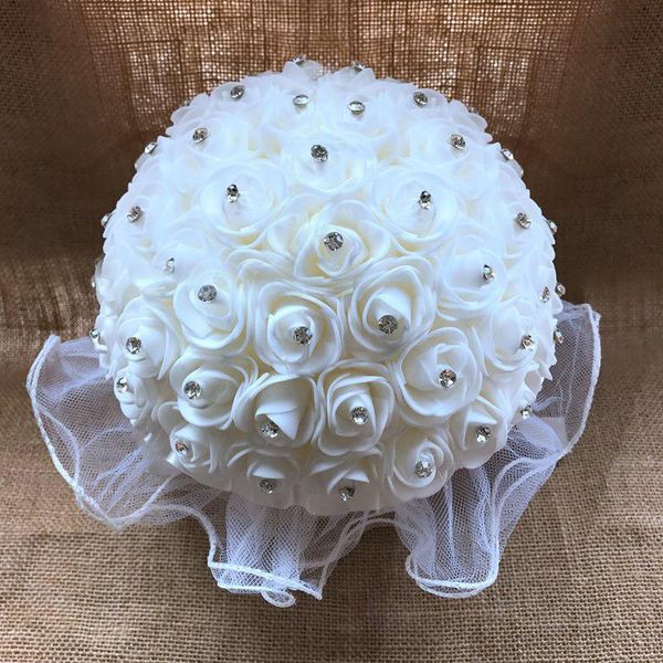 wedding flowers tanpell rose european plastic bouquet ivory silk beaded romantic bridal bridesmaid
wedding flowers tanpell rose european plastic bouquet ivory silk beaded romantic bridal bridesmaid