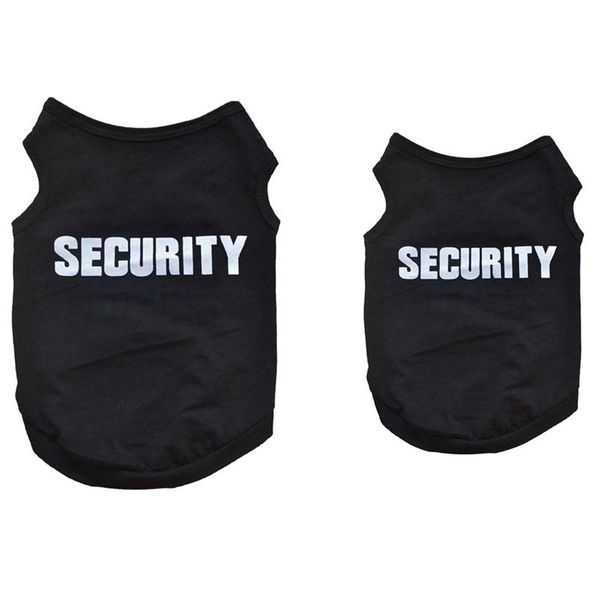 dog apparel 2x pet winter clothes puppy cat vest t shirt coat dress sweater "security", black xs & s
dog apparel 2x pet winter clothes puppy cat vest t shirt coat dress sweater "security", black xs & s