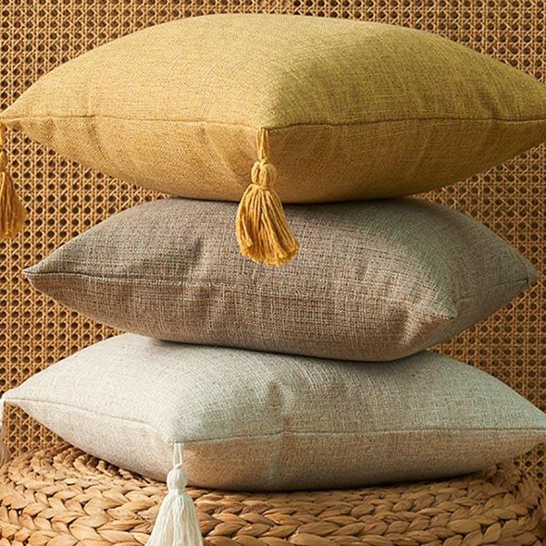 tassel 1pc cushion cover 45x45 decorative cotton linen pillow case living room sofa home decor throw pillows square
tassel 1pc cushion cover 45x45 decorative cotton linen pillow case living room sofa home decor throw pillows square