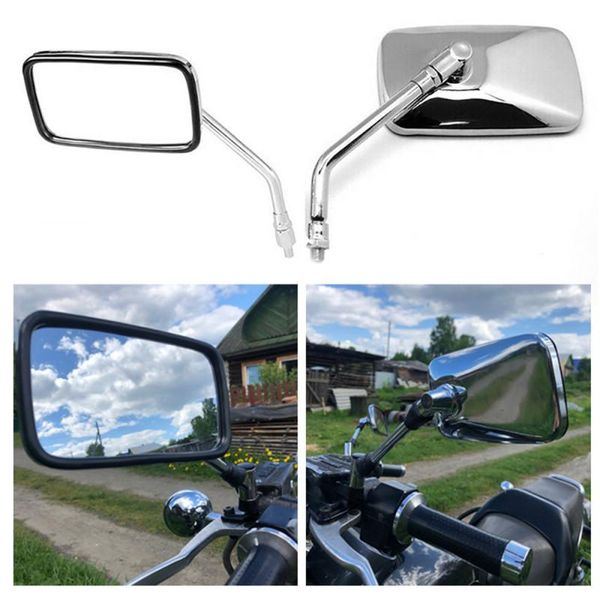 motorcycle mirrors 2pcs universal rectangle aluminum rearview 10mm adjusted angle chrome retrovisor mirror accessorie
motorcycle mirrors 2pcs universal rectangle aluminum rearview 10mm adjusted angle chrome retrovisor mirror accessorie