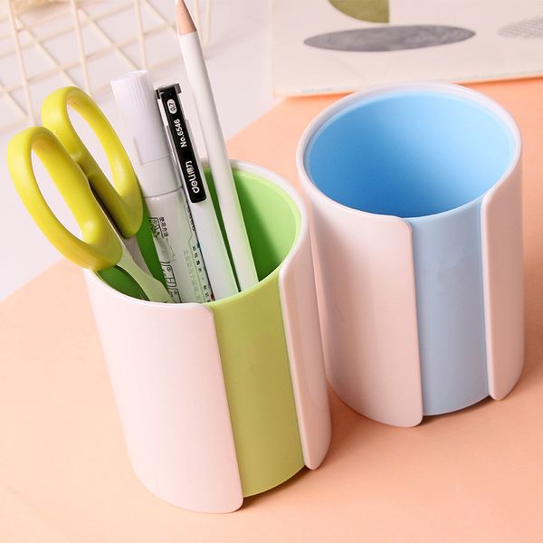 ronde plastic pen houder stand potlood borstel pot deskopbergdoos school student gift briefpapier organizer office accessoires
ronde plastic pen houder stand potlood borstel pot deskopbergdoos school student gift briefpapier organizer office accessoires