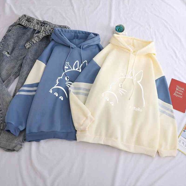 kawaii cartoon totoro korean hooded women hoodies long sleeve harajuku loose streetwear for female casual wear, Black
kawaii cartoon totoro korean hooded women hoodies long sleeve harajuku loose streetwear for female casual wear, Black
