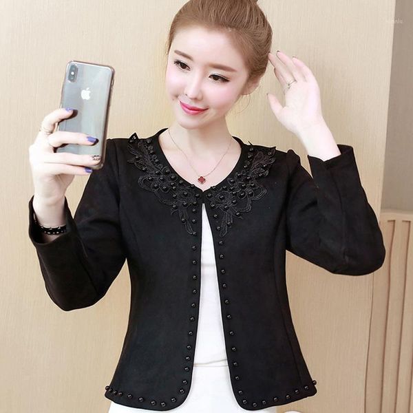 autumn long sleeve beading black white woman jacket jackets for women 2021 plus size 2xl 3xl 4xl coat a956 women's, Black;brown
autumn long sleeve beading black white woman jacket jackets for women 2021 plus size 2xl 3xl 4xl coat a956 women's, Black;brown
