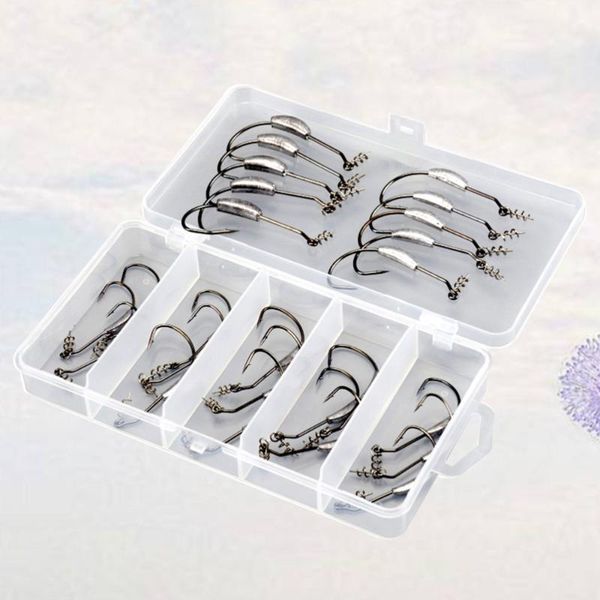 25 in 1 soft lure fishing hooks jighead lead hook lead jig lure worm fishing tackle accessories
25 in 1 soft lure fishing hooks jighead lead hook lead jig lure worm fishing tackle accessories