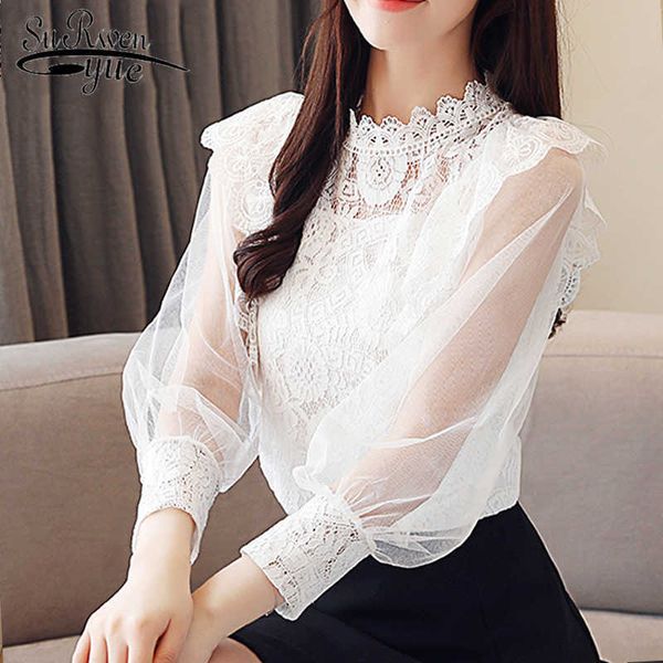 womens and blouses 2019 ladies chiffon lace white pink shirts long sleve blusas femininas hollow out solid 5586 50 sh190907
womens and blouses 2019 ladies chiffon lace white pink shirts long sleve blusas femininas hollow out solid 5586 50 sh190907