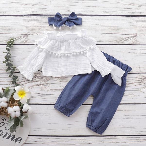 clothing sets est clothes set for girls 2021 infant baby flare sleeve ruffles solid print +pants+headband outfits autumn kids outfits1, White
clothing sets est clothes set for girls 2021 infant baby flare sleeve ruffles solid print +pants+headband outfits autumn kids outfits1, White