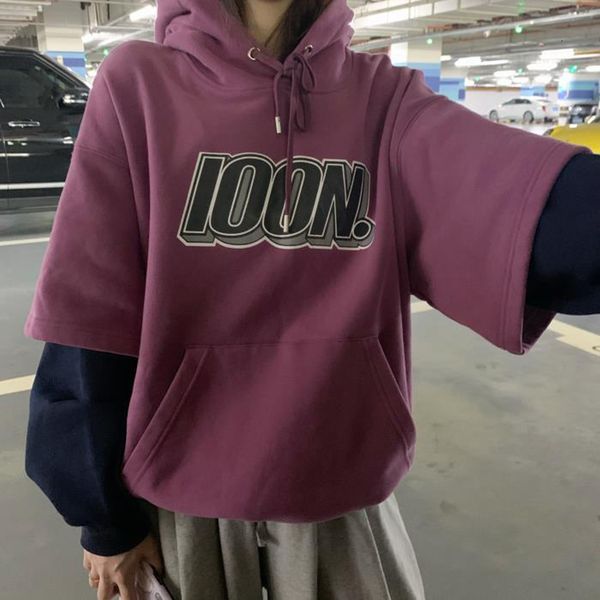 2021 new sweatshirt autumn and winter design sense hooded pullover letter printing fake two-piece hoodie college style 8ogh, Black
2021 new sweatshirt autumn and winter design sense hooded pullover letter printing fake two-piece hoodie college style 8ogh, Black