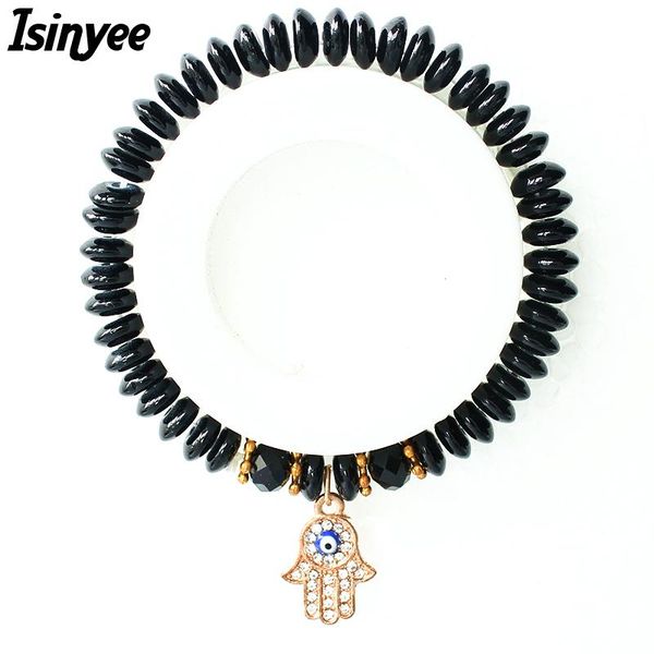 charm bracelets isinyee fashion crystal hamsa charms elastic femme for girls women party handmade gold evil eye friendship jewelry, Golden;silver
charm bracelets isinyee fashion crystal hamsa charms elastic femme for girls women party handmade gold evil eye friendship jewelry, Golden;silver