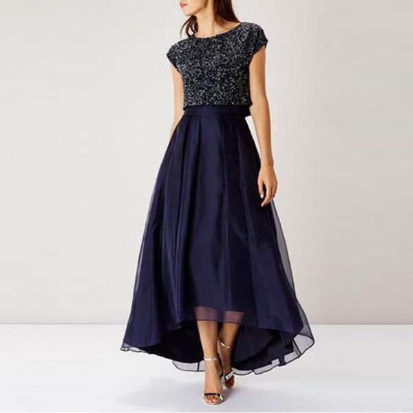 skirts dark navy high low women waist organza satin ruffles midi length party custom made, Black
skirts dark navy high low women waist organza satin ruffles midi length party custom made, Black