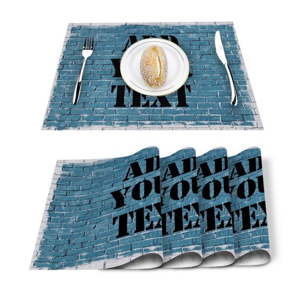 table runner custom text placemat for dining non-slip and heat-insulating mat decoration
table runner custom text placemat for dining non-slip and heat-insulating mat decoration