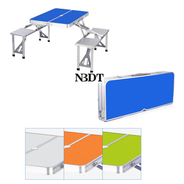 camp furniture aluminum alloy outdoor folding picnic bbq table and 4 seats portable silver orange blue green
camp furniture aluminum alloy outdoor folding picnic bbq table and 4 seats portable silver orange blue green