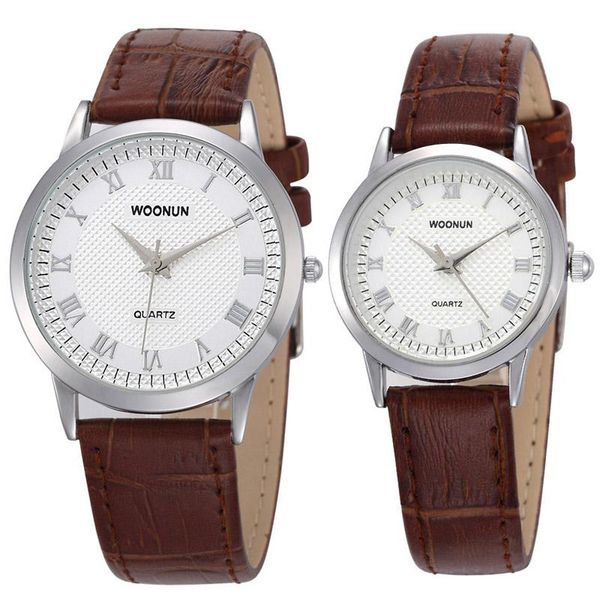 wristwatches fashion watch couple lovers watches leather band quartz casual men women wristwatch relogio masculino feminino, Slivery;brown
wristwatches fashion watch couple lovers watches leather band quartz casual men women wristwatch relogio masculino feminino, Slivery;brown