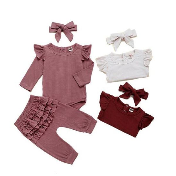 2021 new autumn newborn romper suit+pants+hairband ribbed cotton baby girls clothing set 3 colors hs5g, White
2021 new autumn newborn romper suit+pants+hairband ribbed cotton baby girls clothing set 3 colors hs5g, White
