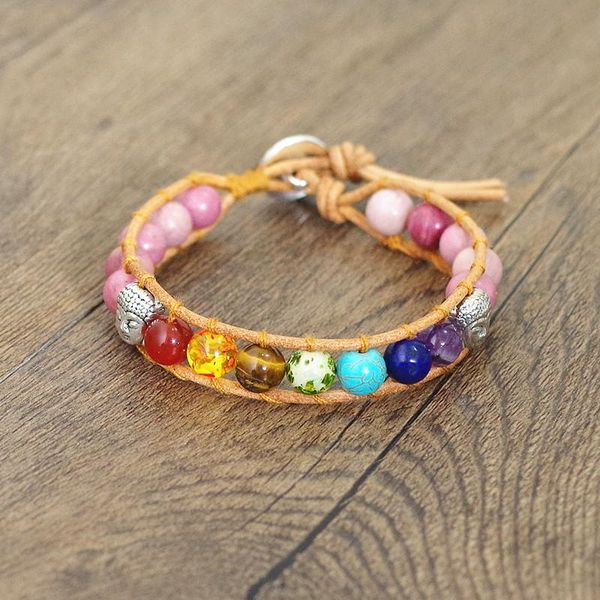charm bracelets natural stone beads leather wrap bracelet & bangle boho yoga buddha chakra women fashion party jewelry gift, Golden;silver
charm bracelets natural stone beads leather wrap bracelet & bangle boho yoga buddha chakra women fashion party jewelry gift, Golden;silver