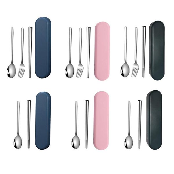 flatware sets utensils set with case reusable lunch accessories stainless steel for box camping
flatware sets utensils set with case reusable lunch accessories stainless steel for box camping