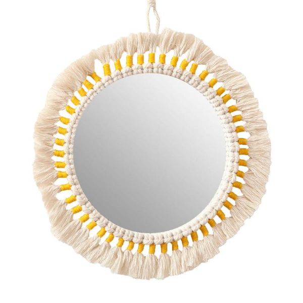 mirrors hand woven tapestry mirror wall decoration hanging home living room background dressing makeup
mirrors hand woven tapestry mirror wall decoration hanging home living room background dressing makeup