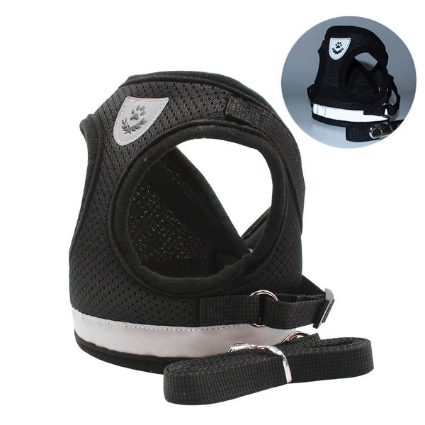 adjustable cat vest harness with reflective strap comfort dog harness and leash set for walking cat and small dog harness soft mesh
adjustable cat vest harness with reflective strap comfort dog harness and leash set for walking cat and small dog harness soft mesh