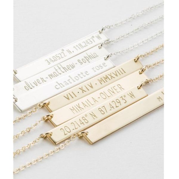 pendant necklaces mini name plate bar necklace - personalized tiny nameplate gold, customized silver or rose gold necklaces, engagement gift
pendant necklaces mini name plate bar necklace - personalized tiny nameplate gold, customized silver or rose gold necklaces, engagement gift