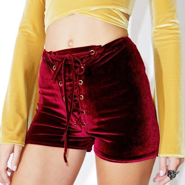 women's shorts scsech velvet women mini short solid color high waist sheath soft velvets lace up hip slim d8z03, White;black
women's shorts scsech velvet women mini short solid color high waist sheath soft velvets lace up hip slim d8z03, White;black