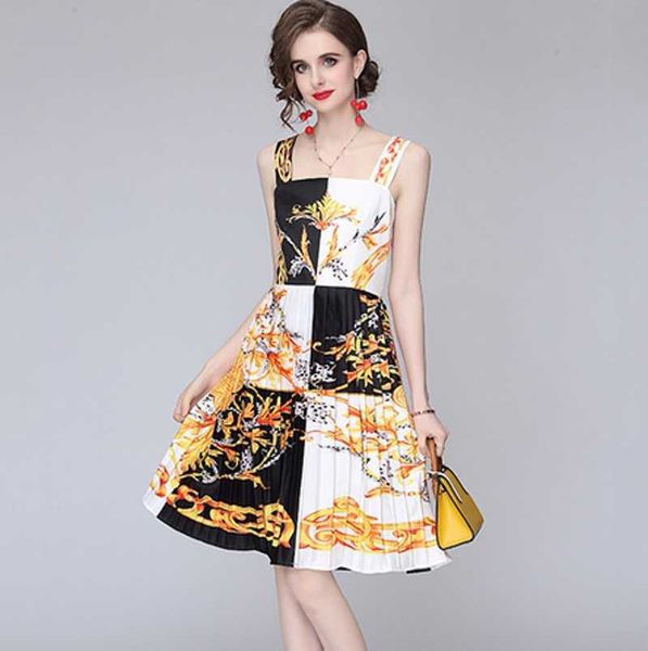 summer fashion women boho floral dress spaghetti strap backless printed ruffles beach dresses 210531, Black;gray
summer fashion women boho floral dress spaghetti strap backless printed ruffles beach dresses 210531, Black;gray