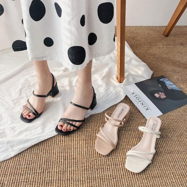 sandals 2021 summer sandal slippers women square toe low heel ladies shoes high women's size 34-42 sapato feminino, Black
sandals 2021 summer sandal slippers women square toe low heel ladies shoes high women's size 34-42 sapato feminino, Black