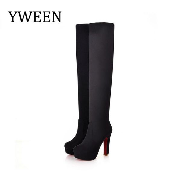 boots 2021 spring autumn women thigh high female suede sleeve heel women's winter large size shoes, Black
boots 2021 spring autumn women thigh high female suede sleeve heel women's winter large size shoes, Black