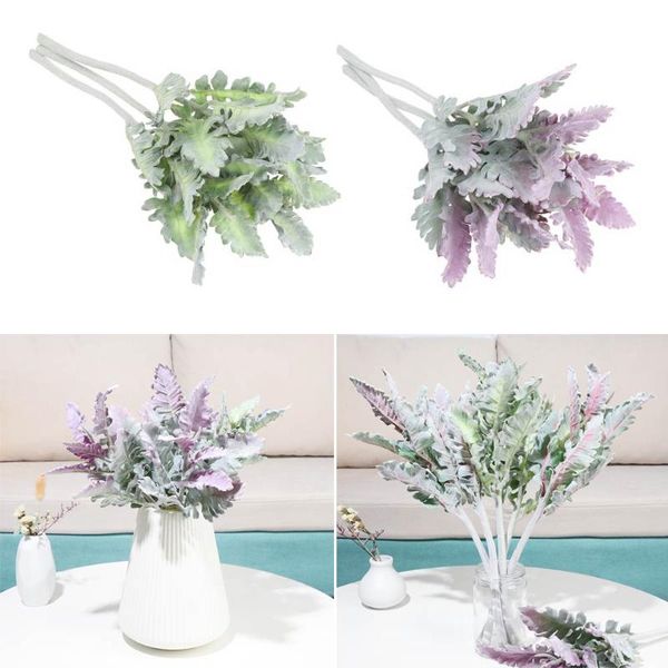 dusty miller stems flocked oak leaves diy artificial flocked lambs ear leaves lamb's ear leaf for home wedding floral arrangemen
dusty miller stems flocked oak leaves diy artificial flocked lambs ear leaves lamb's ear leaf for home wedding floral arrangemen