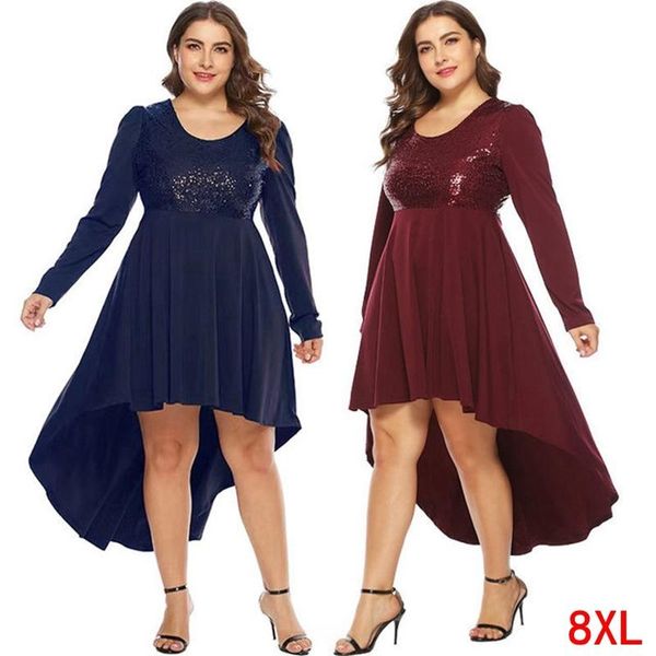 casual dresses plus size big 5xl 6xl 7xl 8xl bust 130 large women's sequin dress autumn round neck long sleeve loose blue, Black;gray
casual dresses plus size big 5xl 6xl 7xl 8xl bust 130 large women's sequin dress autumn round neck long sleeve loose blue, Black;gray