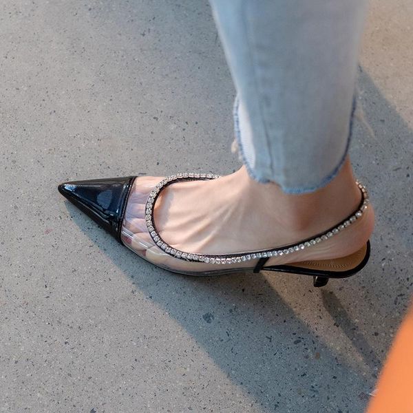 sandals dovereiss fashion women's shoes summer elegant mature pvc consice 7.5cm stilettos heels pointed toe 34-41, Black
sandals dovereiss fashion women's shoes summer elegant mature pvc consice 7.5cm stilettos heels pointed toe 34-41, Black