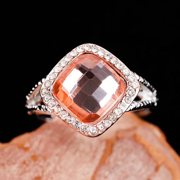 wedding rings fashion pink square stone ring crystal silver color luxury for women cubic zircon birthday jewelry gift, Slivery;golden
wedding rings fashion pink square stone ring crystal silver color luxury for women cubic zircon birthday jewelry gift, Slivery;golden