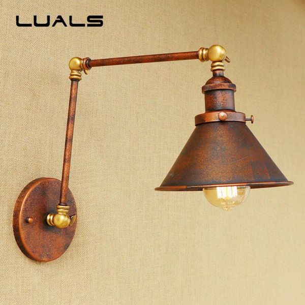 wall lamps loft vintage lamp iron art adjustable metal rusty color edison light coffee shop bar deco lighting contains bulbs
wall lamps loft vintage lamp iron art adjustable metal rusty color edison light coffee shop bar deco lighting contains bulbs