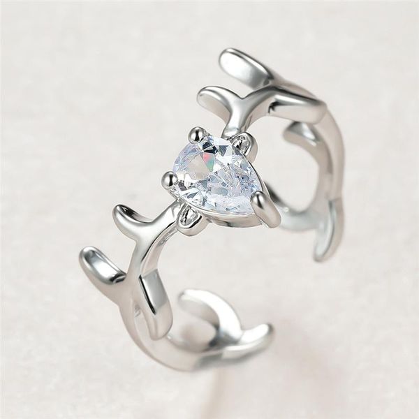 wedding rings trendy female water drop crystal ring charm silver color for women men dainty deer open couple engagement, Slivery;golden
wedding rings trendy female water drop crystal ring charm silver color for women men dainty deer open couple engagement, Slivery;golden