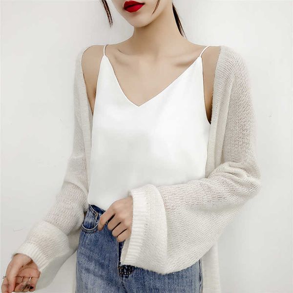 korean woman chiffon women sleeveless plus size camis s summer halter s harajuku strap vest tees female 210531, White
korean woman chiffon women sleeveless plus size camis s summer halter s harajuku strap vest tees female 210531, White