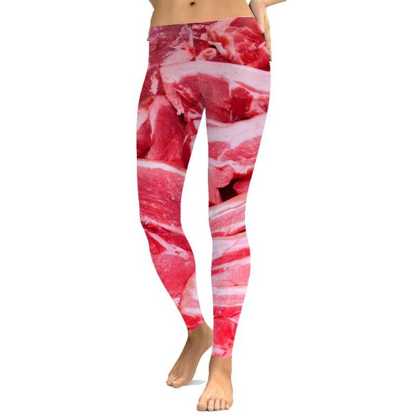 women's leggings fashionprint meat printing alternative 3d fun, Black
women's leggings fashionprint meat printing alternative 3d fun, Black