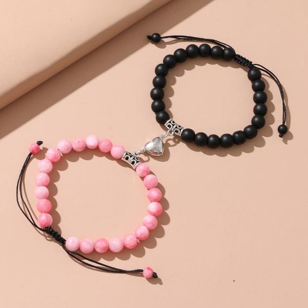 charm bracelets kisswife pink and black colourful opal bead bracelet heart love couple elastic adjustable fashion jewelry, Golden;silver
charm bracelets kisswife pink and black colourful opal bead bracelet heart love couple elastic adjustable fashion jewelry, Golden;silver